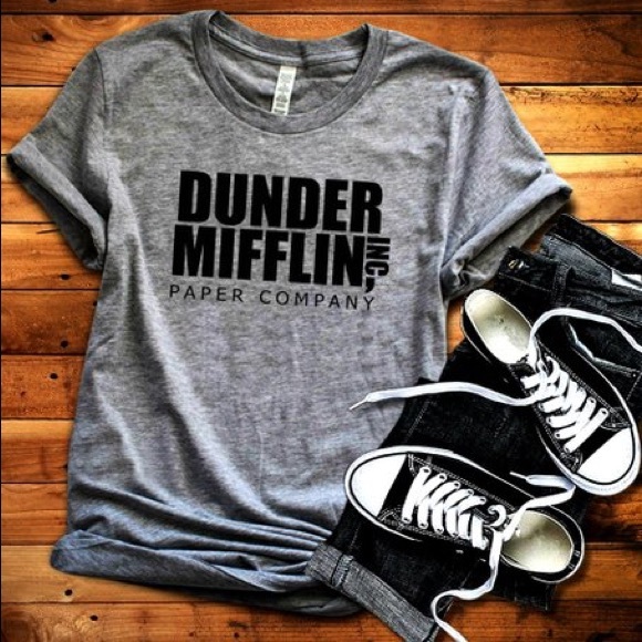 Plum Creek Boutique Tops - Dunder Mifflin TShirt - Office Graphic Tee - NWT